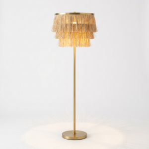 Decorative corner floor lamp