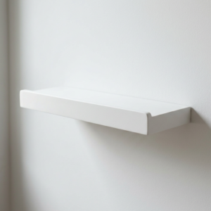 Wall-mounted bathroom shelf