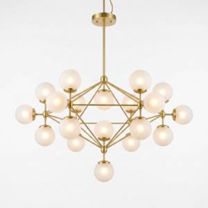 Bauhaus-style chandelier