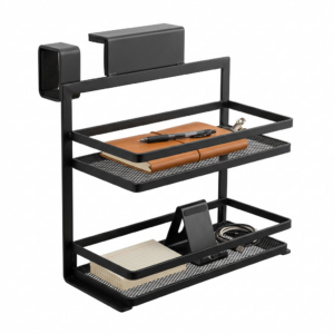 Two-tier under-desk organiser